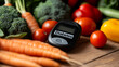 © photo for everything - Managing blood sugar with healthy eating. Fresh vegetables and a meter. Control diabetes through healthy choices. Nutrition is crucial for well-being.