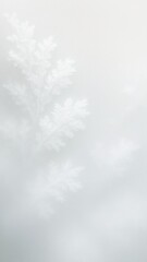 Wall Mural - Delicate frosty snowflake pattern mobile wallpaper