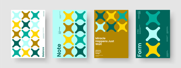 Wall Mural - Abstract Report Layout. Creative Brochure Template. Geometric Flyer Design. Business Presentation. Background. Banner. Poster. Book Cover. Magazine. Journal. Advertising. Catalog. Pamphlet