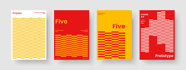 Wall Mural - Geometric Book Cover Layout. Abstract Banner Design. Isolated Poster Template. Business Presentation. Background. Report. Brochure. Flyer. Portfolio. Brand Identity. Journal. Notebook. Pamphlet