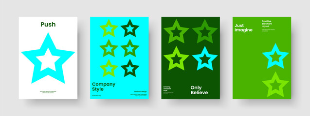 Wall Mural - Geometric Flyer Design. Creative Poster Layout. Isolated Brochure Template. Report. Business Presentation. Book Cover. Banner. Background. Catalog. Handbill. Magazine. Pamphlet. Portfolio. Journal