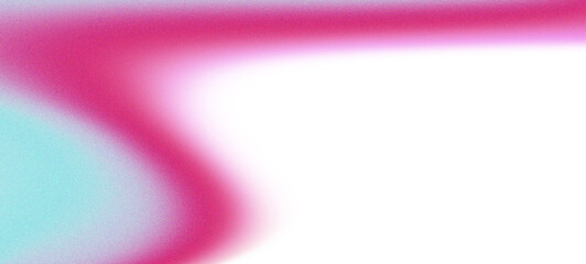 Wall Mural - Abstract pink and teal gradient swirl with dark gradient transparent background 