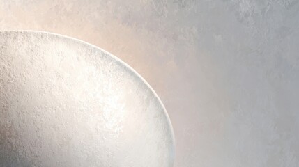 Wall Mural - Close Up of Smooth White Surface with Perfectly Unblemished Finish
