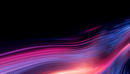 Wall Mural - Abstract modern futuristic neon background.