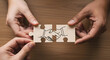 © RISKI STUDIO  - Diverse hands connect puzzle handshake for success, partnership concept