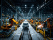 © NaimulHassan - Automated car assembly line with robotic arms and a car on a conveyor