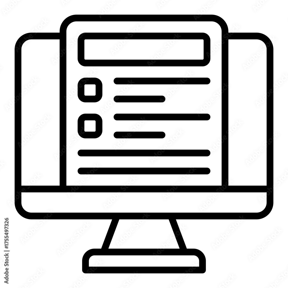 E Filing Icon.png Online tax filing icon. Digital report submission and e-filing concept ...