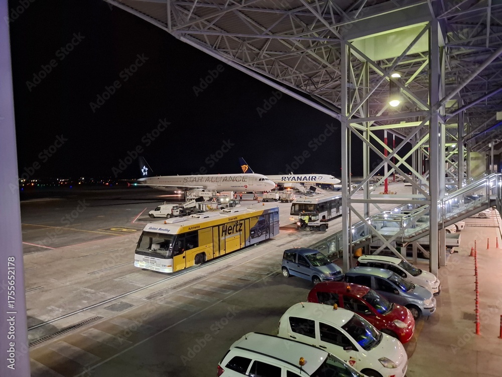International Airport In Terminal Bus To Car Park Thessaloniki 55103