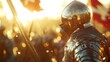© Iryna - Imagine a scene of knights in polished armor jousting in a tournament, with the sunlight reflecting off their armor as they compete for the sake of honor and glory