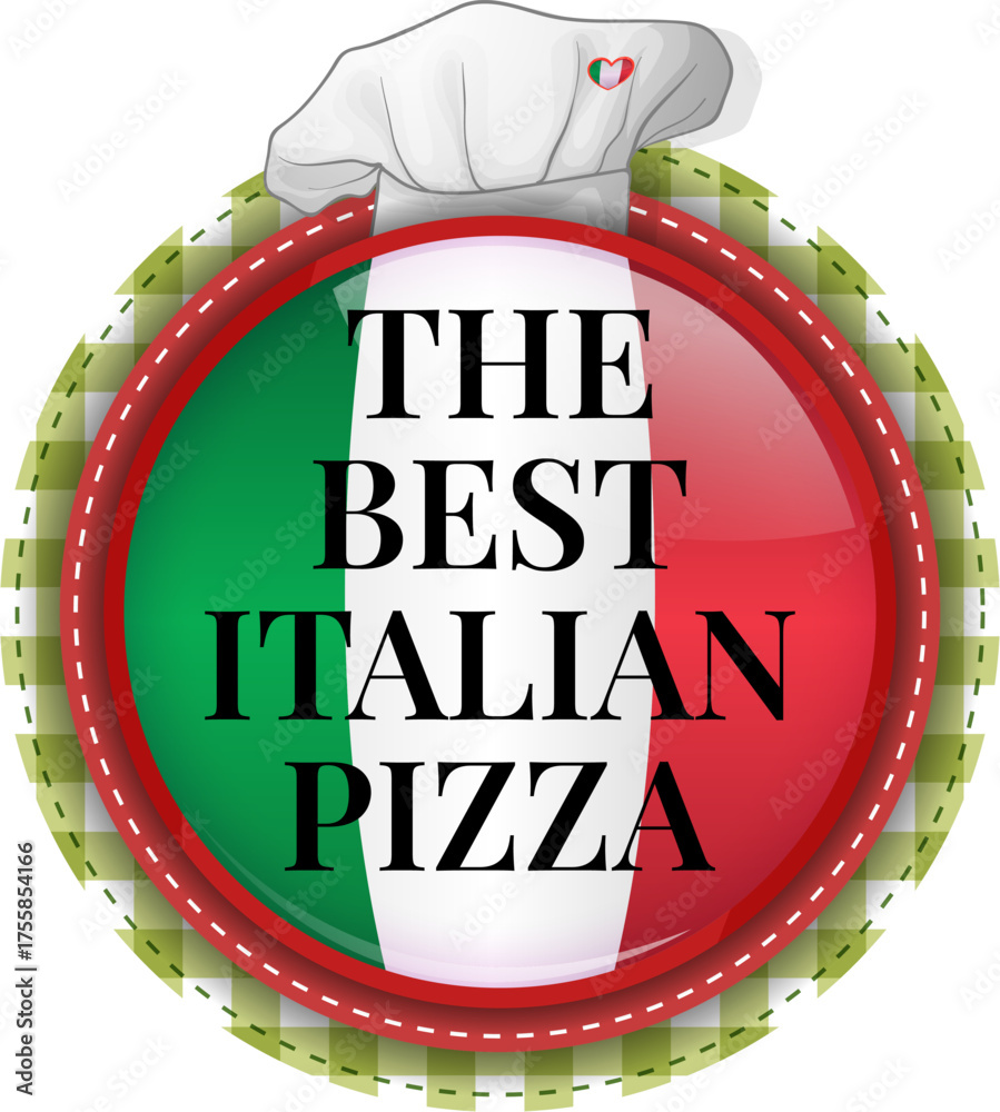 Image vectorielle Stock Vector logo representing the best Italian pizza ...