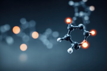 crystal structures floating in air depicting efficiency creation intelligence generation solution futuristic design perfection