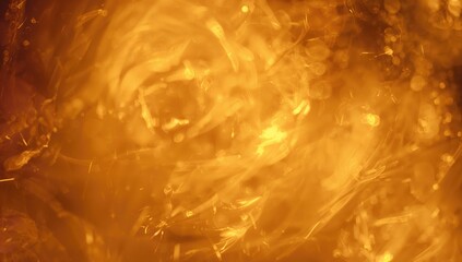 Wall Mural - Blurred flame of a candle in soft focus
