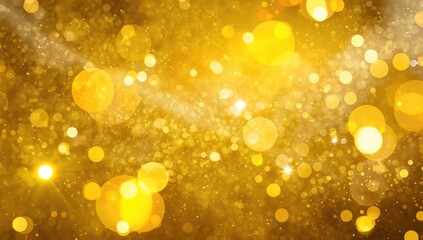 Wall Mural - Festival-themed bokeh and lens flare design for New Year celebration background texture