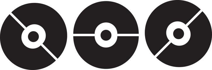 Wall Mural - pokeball icon flat vector. Pokeball icon on a transparent background
