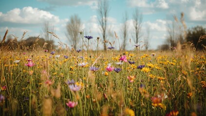 Wall Mural - Blooming meadow