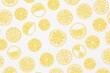 © pngking - A seamless pattern of glowing lights paired with vibrant lemon slices for textile design, label photography, apparel graphics, nursery wall decor, and fruity backgrounds.