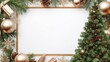 © GenZGraphics - Holiday arrangement featuring ornaments and festive decor on a light backdrop