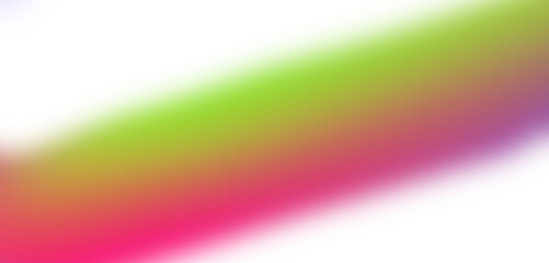 Wall Mural - Diagonal gradient of vibrant pink yellow and green pixels across a dark canvas isolated on transparent background