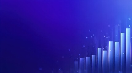Wall Mural - Vibrant Abstract Background with Gradual Bar Graph Elements Illustrating Growth and Progress in Dynamic, Colorful Design for Professional Use