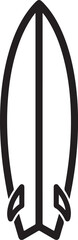 Wall Mural - Surfboard_traced