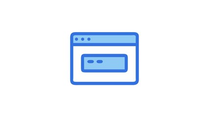 Web page icon showing interface elements in a window