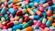 © Huzaifa Creatives - A colorful assortment of pills and capsules, representing medicine, healthcare, and pharmaceutical industry concepts