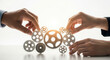 © Ben - Teamwork and collaboration building business success through shared effort
