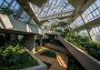 © 혜원 이 - 90's deconstructivism architectural design Greenhouse with a Chaotic Steel and Glass Structure