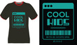 © Design24 - Cool Kids T-Shirt Design with Barcode and Gaming References