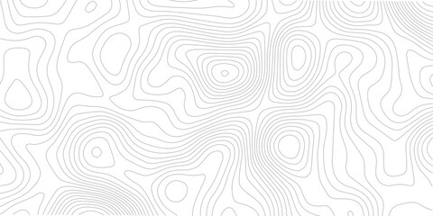 Wall Mural - Topographic map seamless pattern abstract contour lines background vector illustration for geographic design