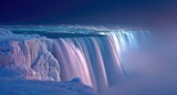 Niagara Falls - Majestic Waterfalls in Winter.