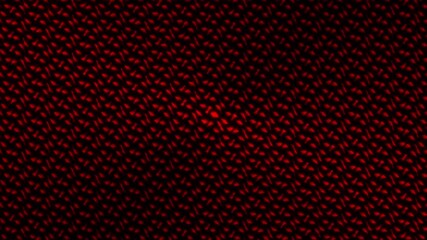 Wall Mural - Red glowing geometric pattern with repeating abstract texture and dark futuristic design background