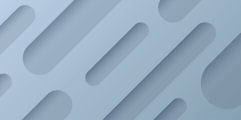 Wall Mural - Futuristic geometric abstract blue background design with light lines and a metal texture pattern