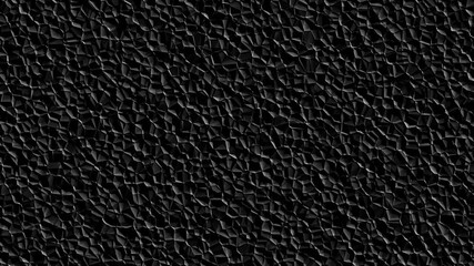 Wall Mural - Black and white polygonal textured surface with abstract geometric pattern and modern 3d design background