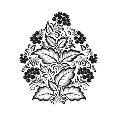 floral design elements in white background.