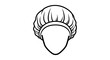 © Dwi - Illustration of a hair bonnet on a white background