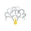 © Syarif - Brainstorming Light Bulb Idea Concept