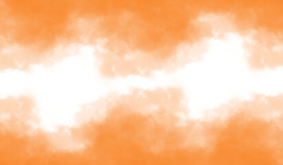 Wall Mural - Soft orange and gray cloudy watercolor texture background with smooth misty gradient and airy effect, abstract minimal design for modern digital art, poster, wallpaper, or decorative composition.
