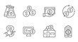 © ASK_Studio - Financial icons depicting money transactions savings and digital payment methods