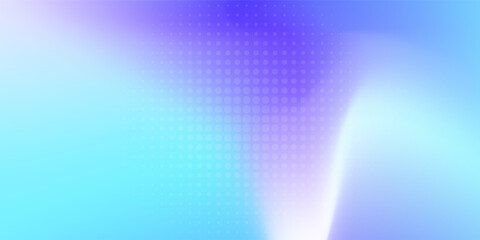 Wall Mural - A blue and white background with a white line that is curved and has a blue and white color and dot