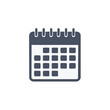 © Anastasiia - Flat Design Calendar Icon for Schedule Planning, Time Management, and Event Organization