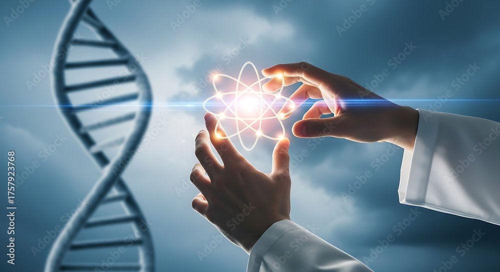 Discovering the building blocks of life A scientist manipulates a ...