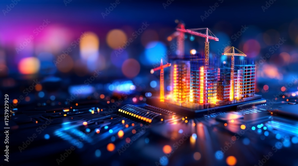Stock Exchange, Industry and Construction Materials. Strategic Stock ...