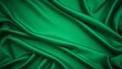 © Areewan - Deep emerald green fabric backdrop, soft folds, material, velvet