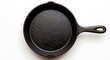 © GMarks - Classic Cast Iron Skillet Top View Isolated White