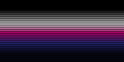 Wall Mural - Bright, colorful abstract lines create a striped, blue and pink motion pattern design with a blurred light texture illustration