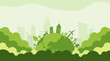 © Umam Asrof - eco, sustainable development concept. eco friendly technology. World environment, green ecology, ESG for business and organization. Green template and Vector illustration.