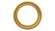 © Lena - Isolated gold circle frame, ornamental design and decorative border, vintage style element