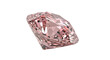 © Fernando - Isolated faceted pink gem design, crystal jewel in jewelry, precious stone, mineral rock