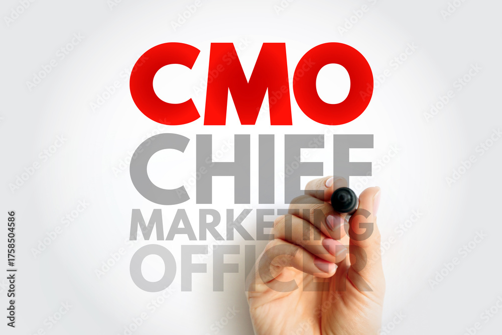 CMO Chief Marketing Officer - corporate executive responsible for ...